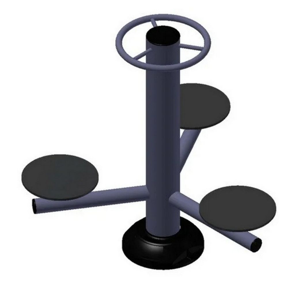 Уличный тренажер взрослый Диск для троих Pioner A16945