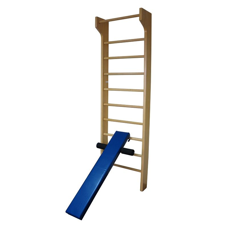 Доска наклонная мягкая на гимнастическую стенку с валиками для ног  Pioner A12099