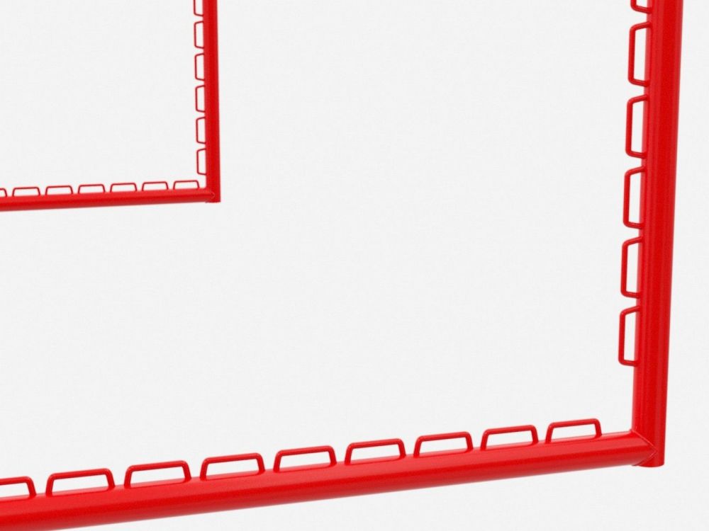 Ворота хоккейные тренировочные из трубы D=34 мм  Pioner A13758