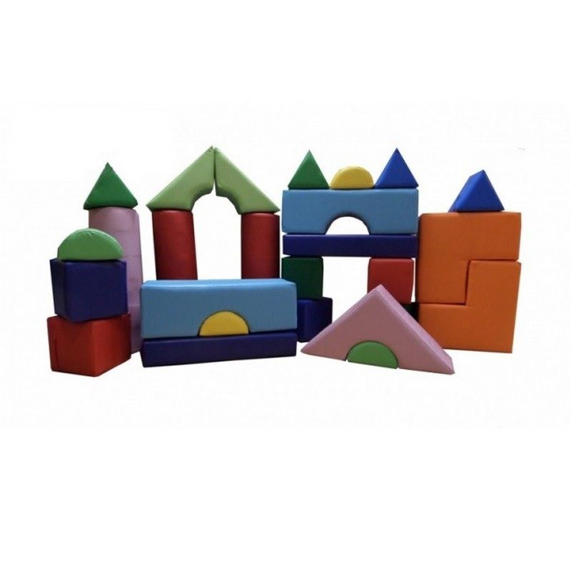 Мягкий модульный конструктор Городок малый (27 элементов)  Pioner A10336