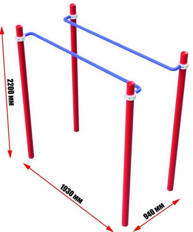 Брусья параллельные для людей с ограниченными возможностями  Pioner A11767