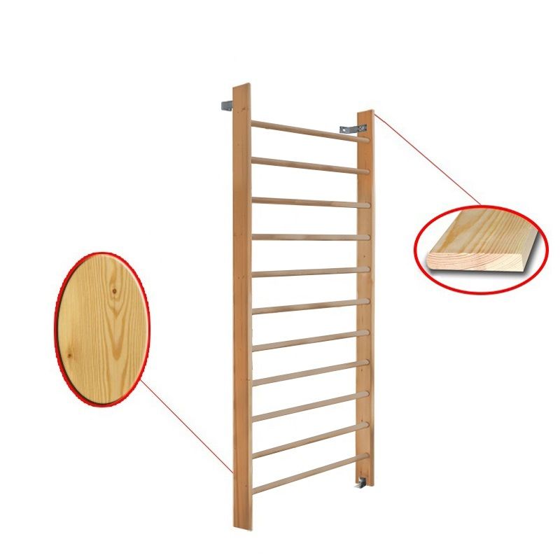Стенка гимнастическая 240х100см массив.сосна  Pioner A15818