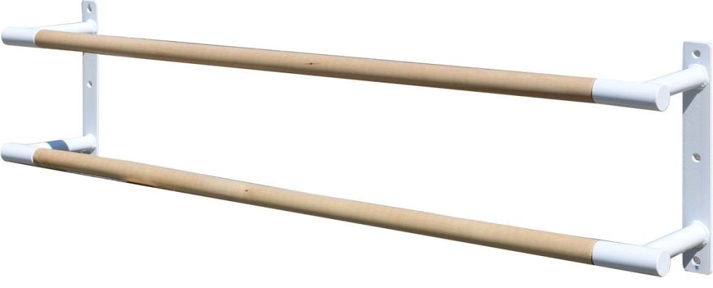 Станок хореографический двухрядный пристенный (береза) 1,5 м Pioner A14584