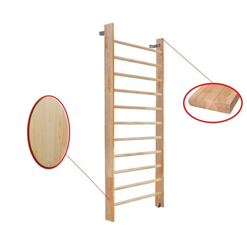 Стенка гимнастическая 240х100см щит.сосна  Pioner A15913