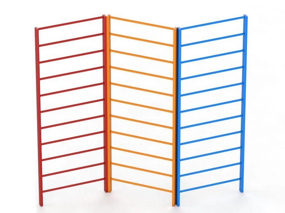 Шведская стенка уличная трехсекционная длина 240 см Pioner A16405