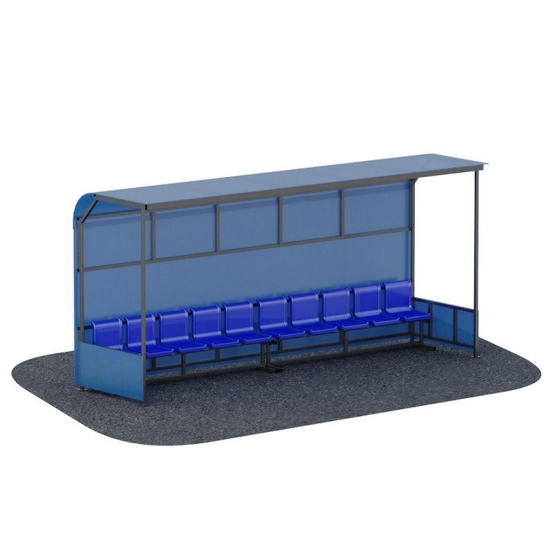 Трибуна на 10 мест с навесом  Pioner A12346