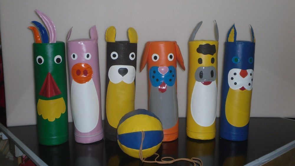 Игровой набор - Кегли-Зоопарк  Pioner A11316