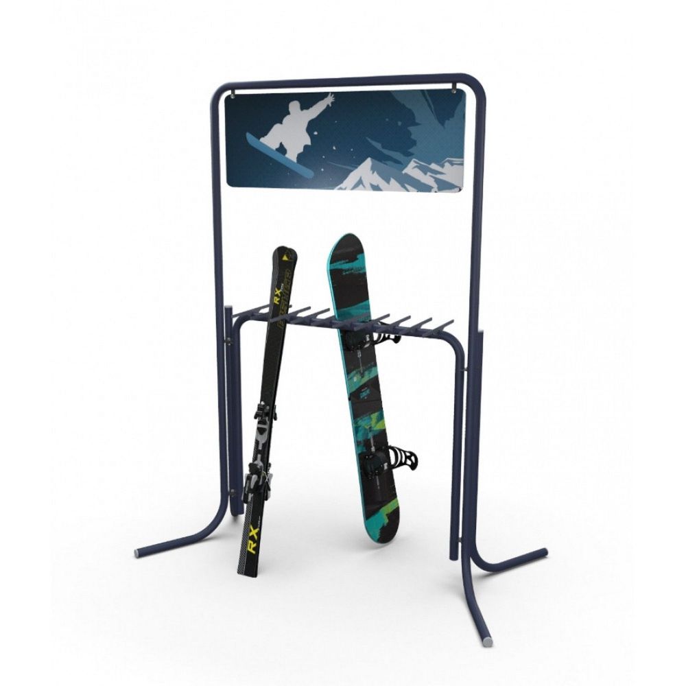 Стойка для размещения инвентаря на улице ГЛ-122 234,5х138,5х90см  GL-122