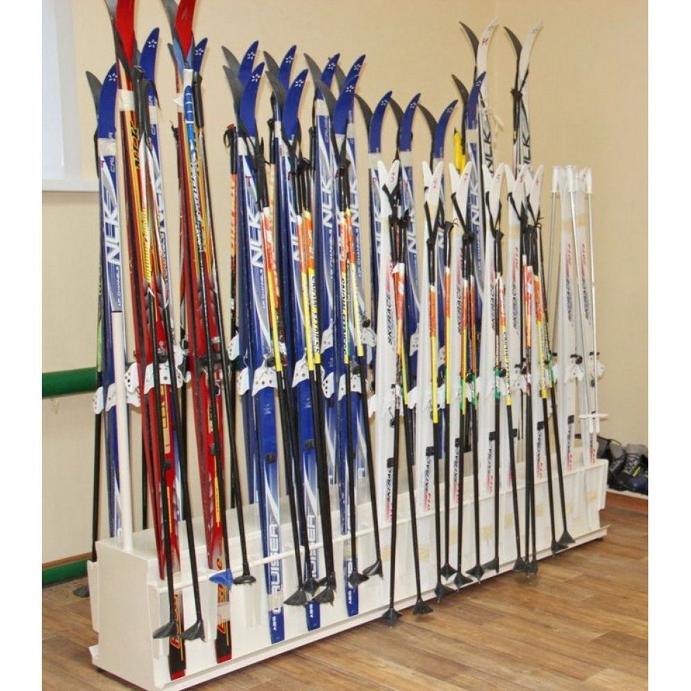 Тумба Стандарт для горных лыж, двухсторонняя 53х198х40см  TGLS-26