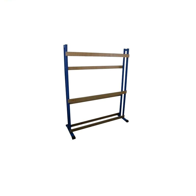 Стойка для лыж двухсторонняя на 30 пар, на колесиках  Pioner A13240