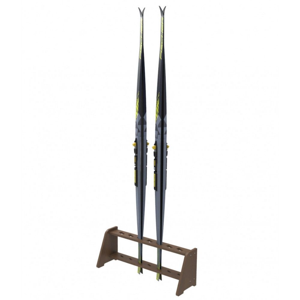 Фанерная тумба для беговых лыж, однорядная 27х73х23см  FL-7