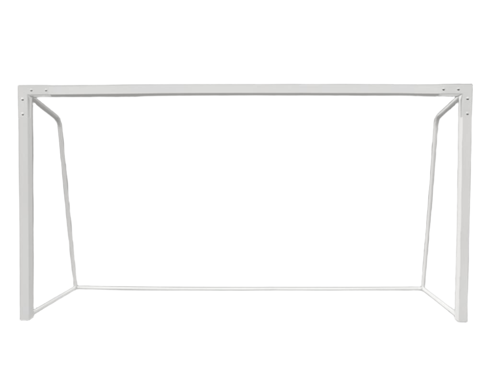 Ворота футбольные стальные 2х5м профиль 80х80 мм  пара Pioner A18078