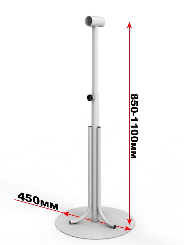 Кронштейн мобильный регулируемый с круглым основанием  Pioner A13713