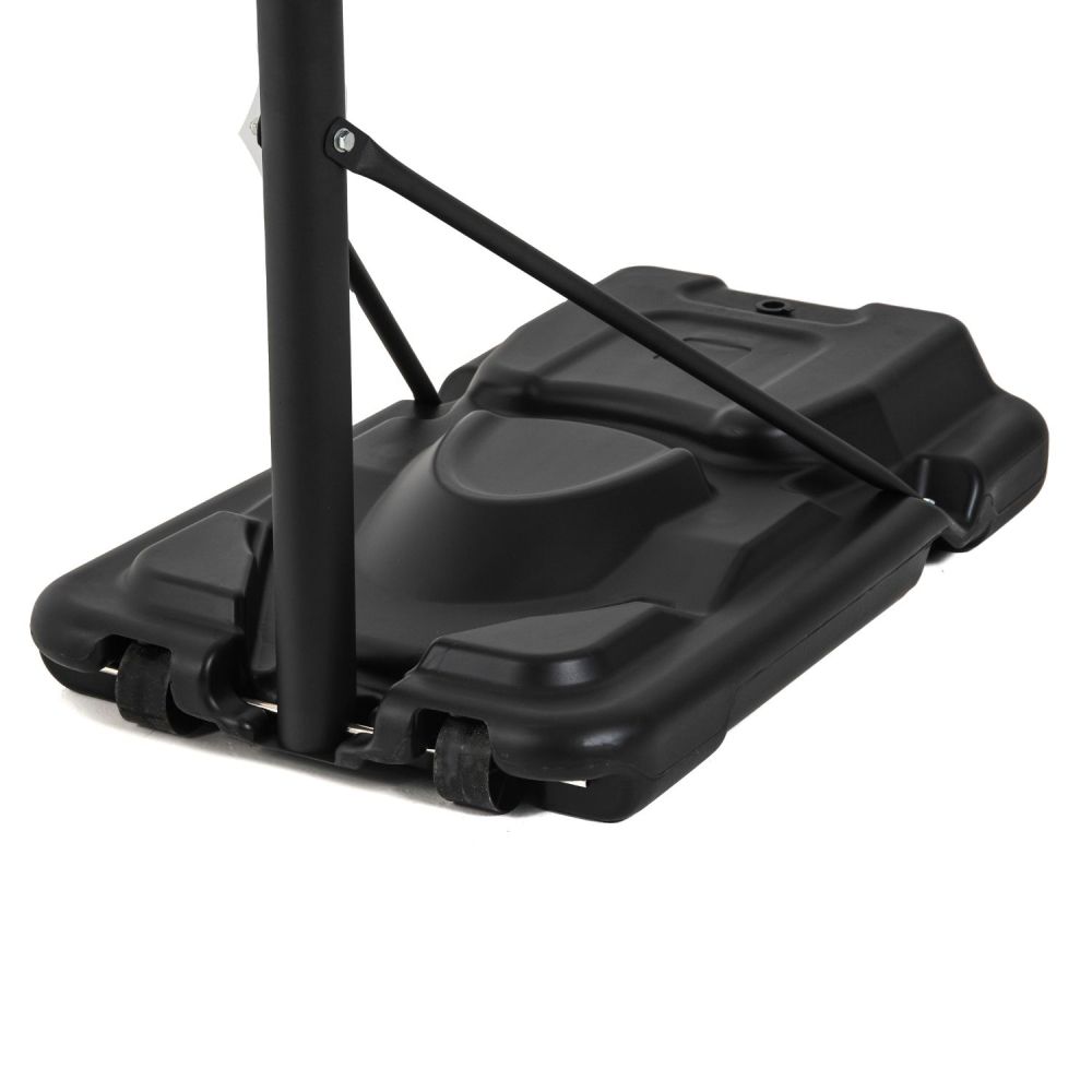 Баскетбольная мобильная стойка DFC STAND52P 132x80cm поликарбонат раздижн. рег-ка (два короба)