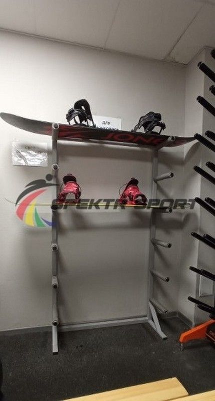 Стеллаж для сноубордов 180х100х35 см  Pioner A14399
