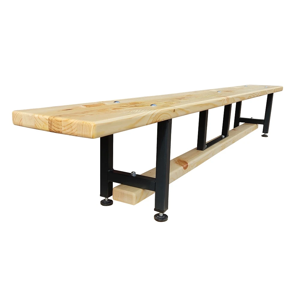 Скамейка гимнастическая 4000х240х300 мм. ОПТИМА, на металлических регулируемых ножках