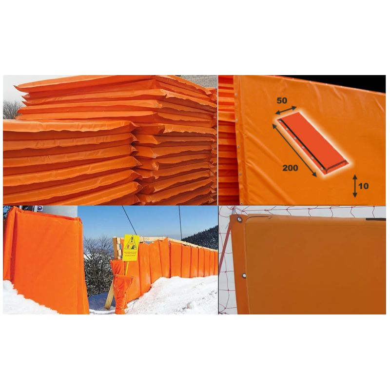 Мат для горнолыжных трасс 200х50х10 см Тент  люверсы  Pioner A11665