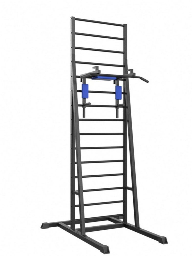 Шведская стенка напольная разборная  с брусьями 3 в 1 Pioner A16194