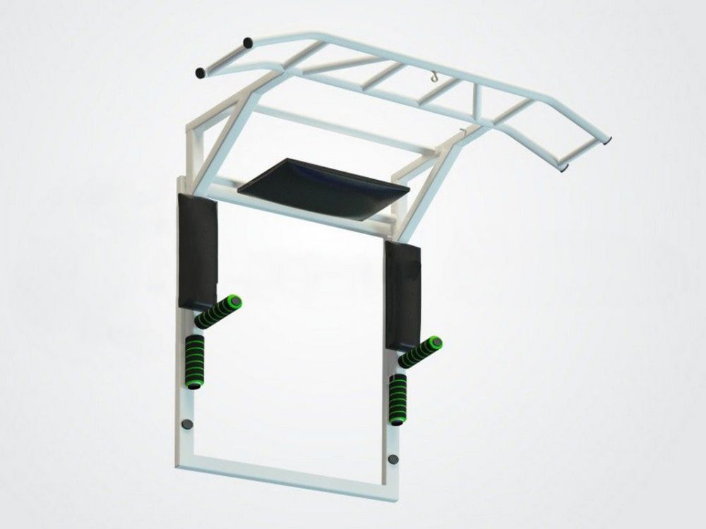 Турник-брусья-пресс на раме цельносварной с доп. Хватами Pioner A17146