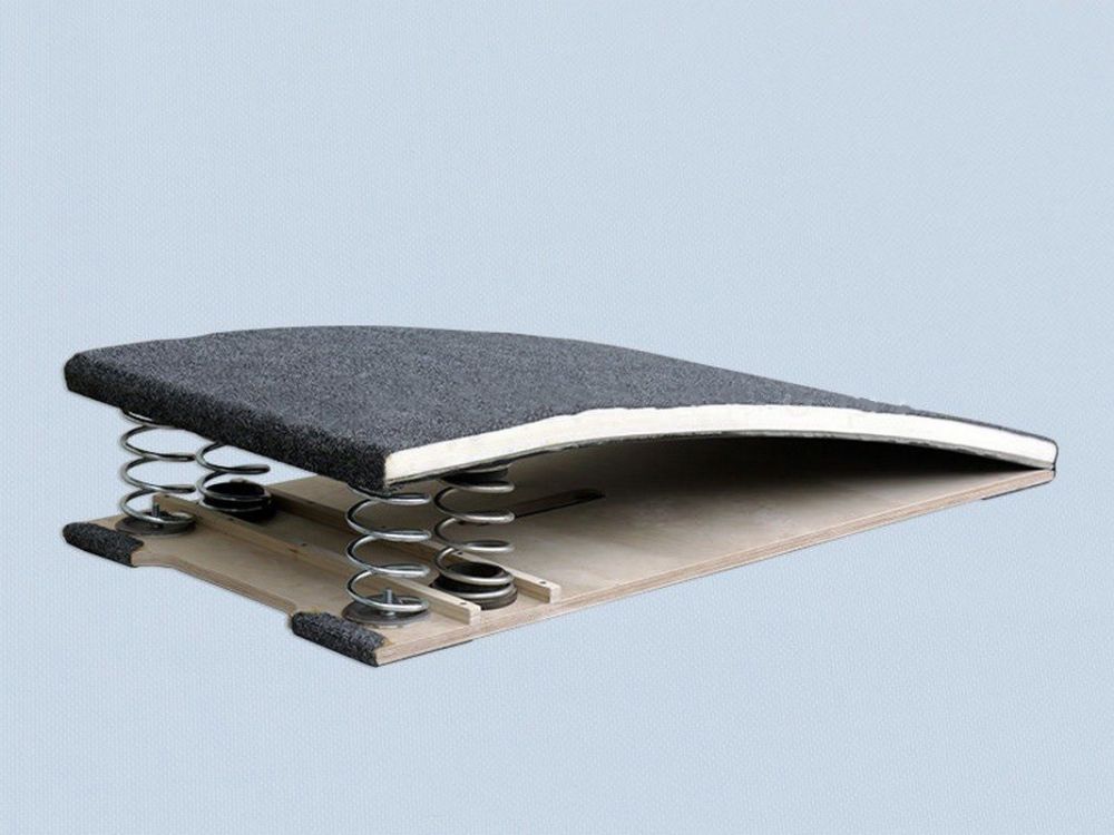 Мостик гимнастический со стеклопластиковой платформой  Pioner A14740