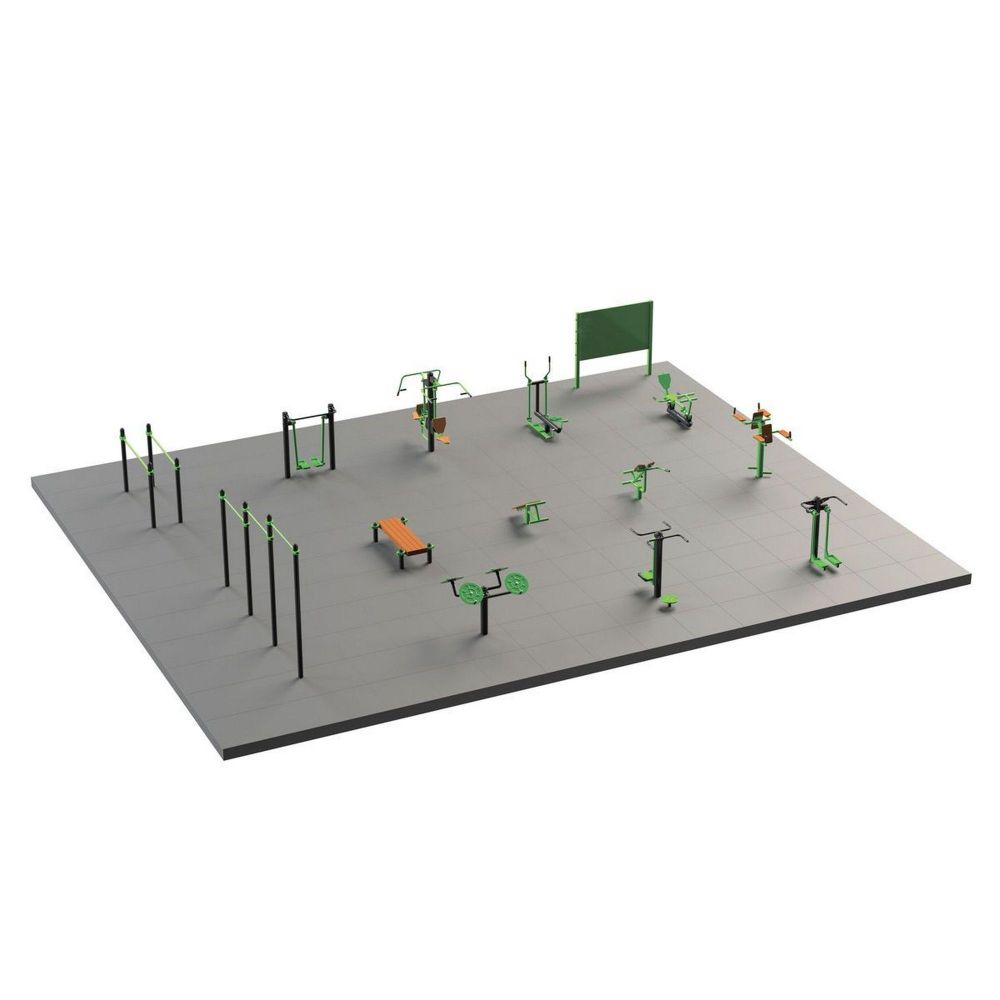 Спортивная площадка 180 кв.м  Pioner A17455