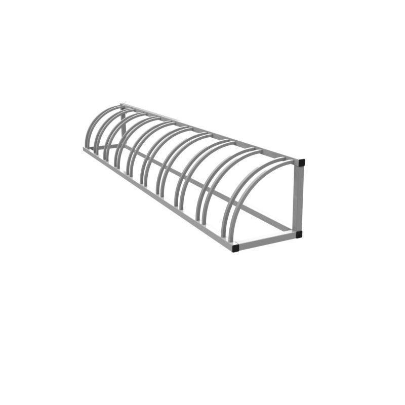 Велопарковка на 6 мест Оптима выгнутая  Pioner A10098