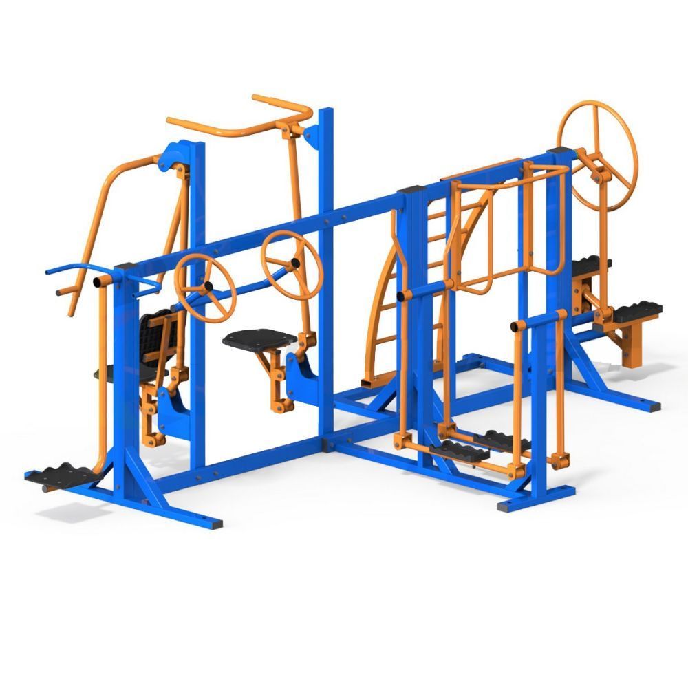 Уличный тренажерный комплекс для инвалидов-колясочников Pioner A11848