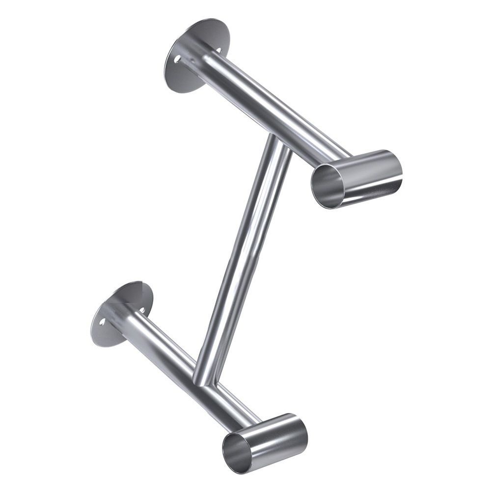 Кронштейн пристенный двухрядного балетного станка    из нерж стали Pioner A14143