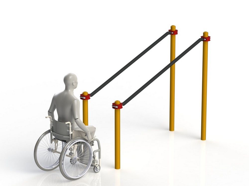 Брусья параворкаут параллельные в подъем Pioner A11790