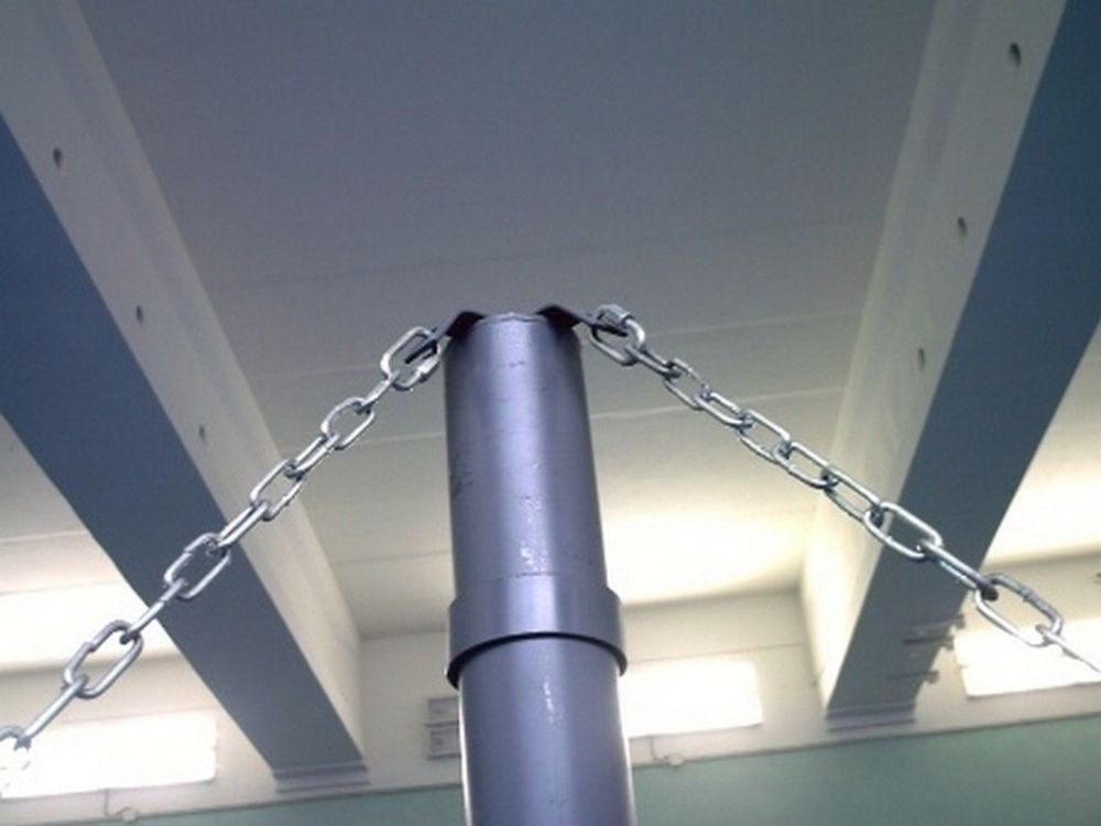 Стойки волейбольные универсальные на растяжках с механическим натяжениям сетки (пара)  Pioner A12421