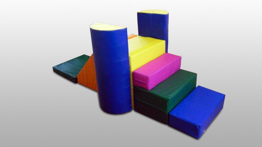 Набор мягких модулей из 8 элементов - Горка  Pioner A11120