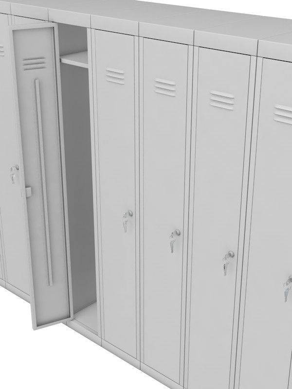 Шкаф для раздевалок металлический 185х40х50 (см)  Pioner A16330