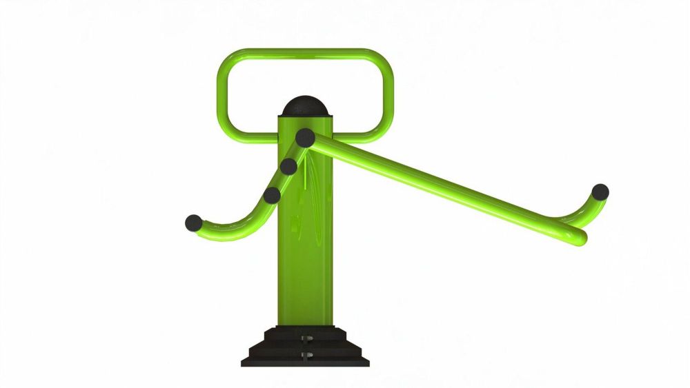 Уличный тренажер взрослый Пресс для двоих Pioner A17013