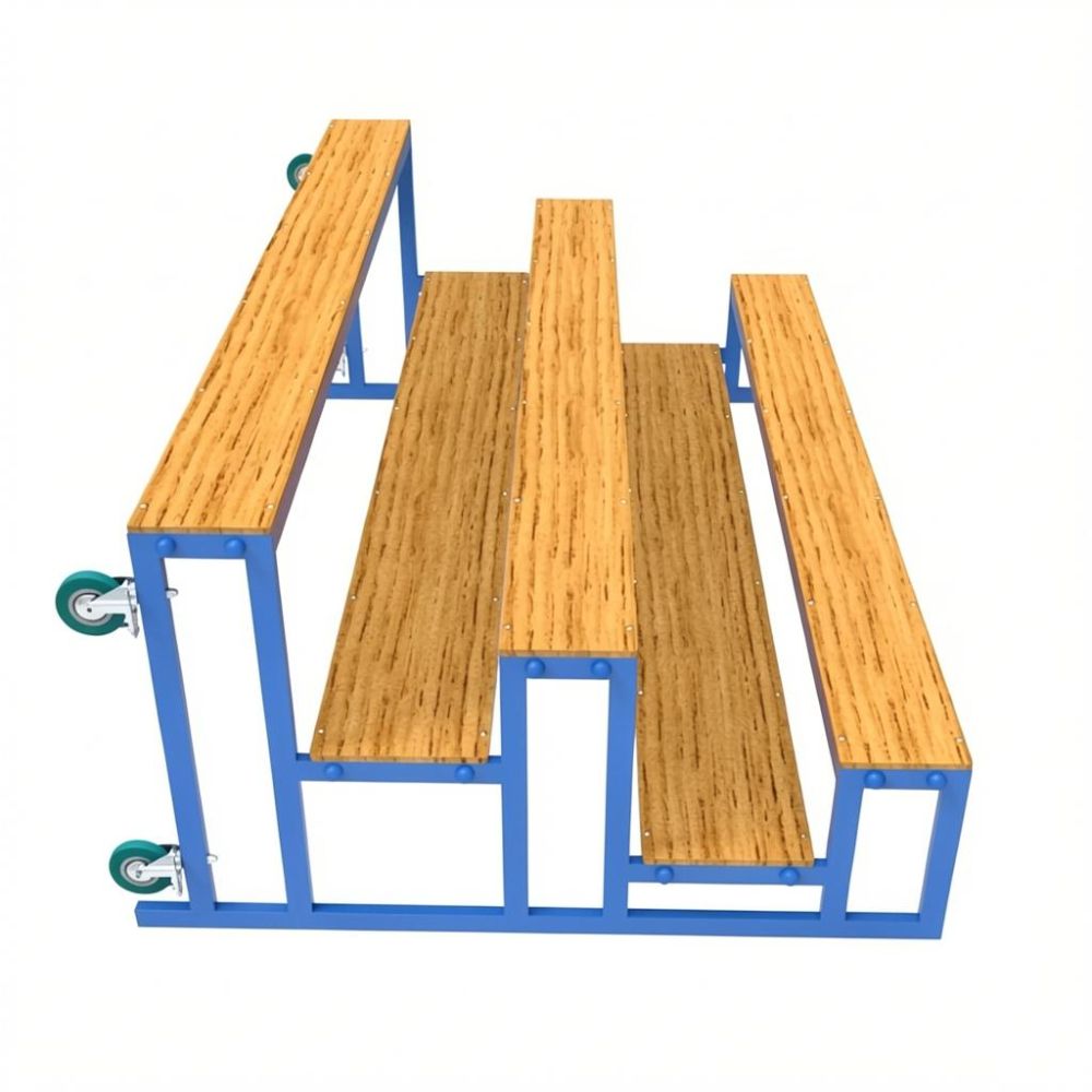 Трибуна мобильная трехрядная