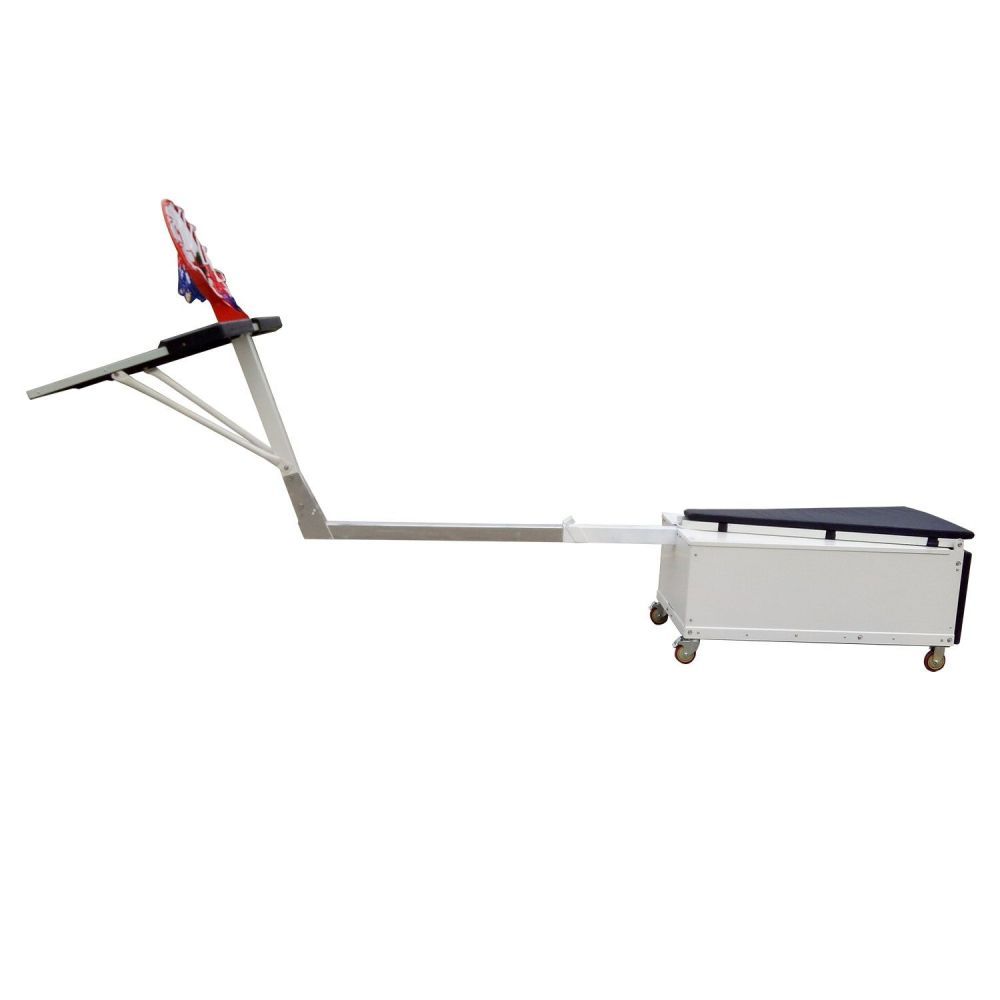 Баскетбольная мобильная стойка DFC STAND60SG 152x90CM поликарбонат (3кор)