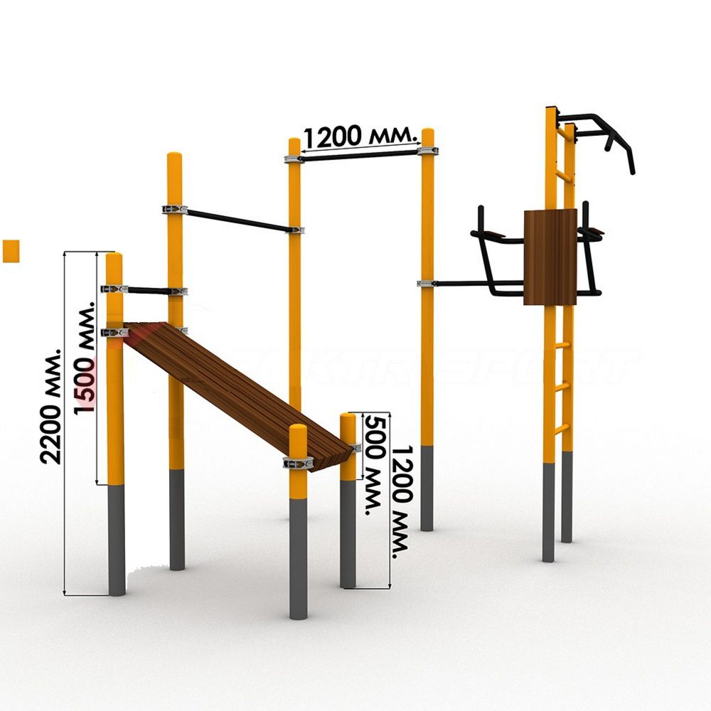 Комплекс для занятий Воркаут  Pioner A16631