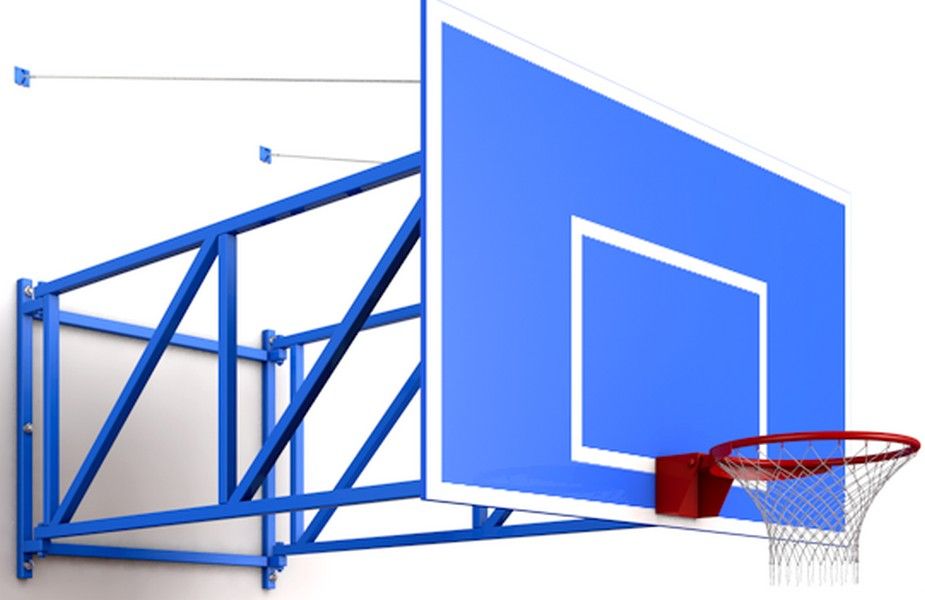 Ферма складная настенная под игровой щит  Вынос 320см Pioner A13301