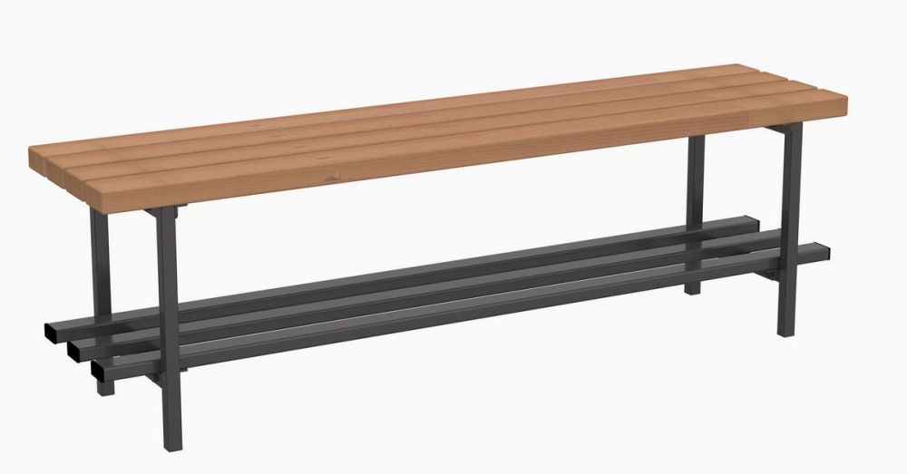 Скамья для раздевалок без спинки 1,5 м Pioner A17714