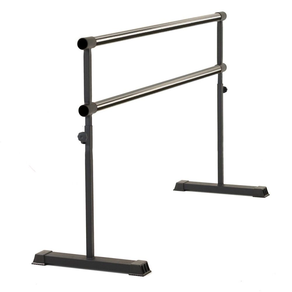 Переносной хореографический станок регулируемый двухрядный   Поручни - нерж. сталь Pioner A14054