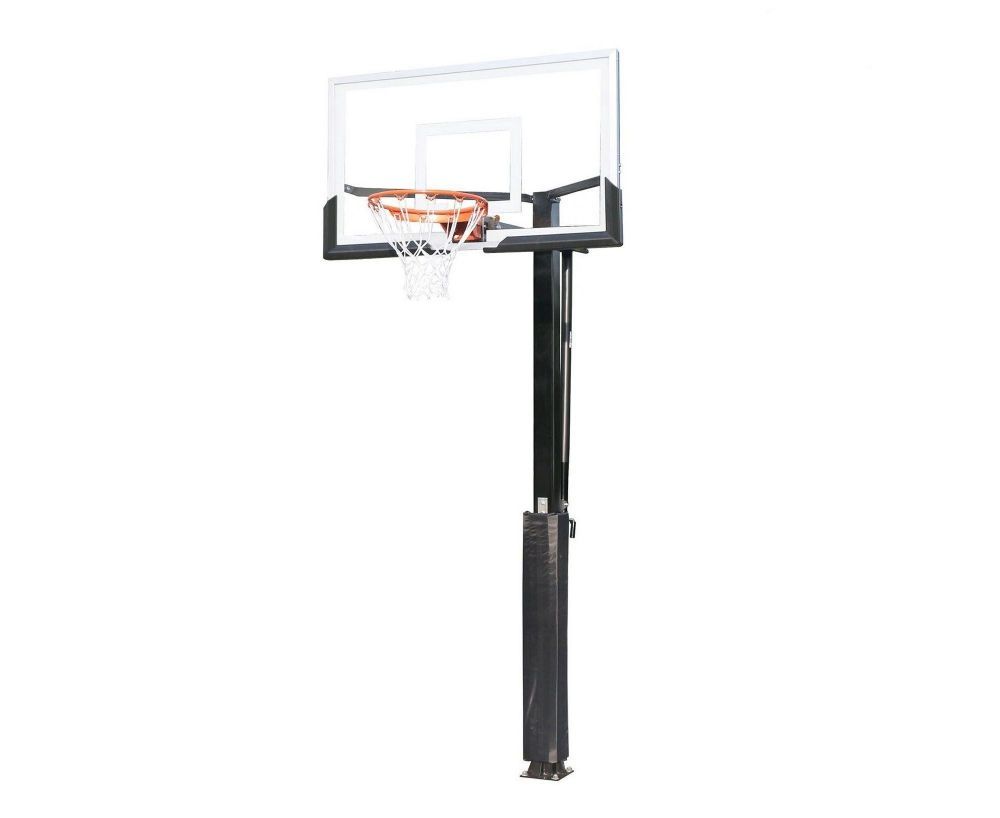 Баскетбольная стационарная стойка DFC ING54U 136х80см (четыре короба)