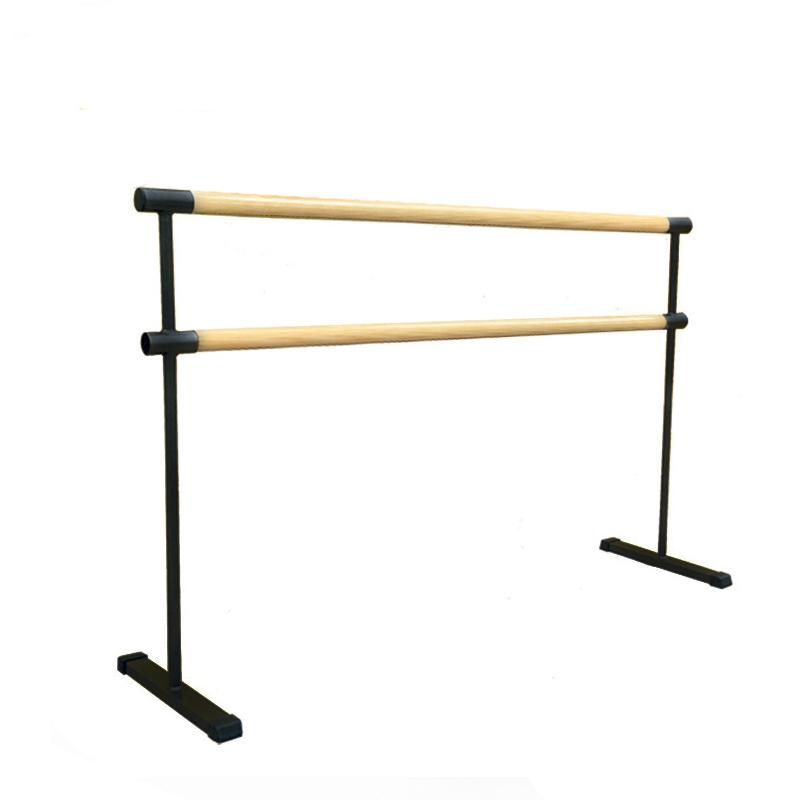 Мобильный хореографический станок двухрядный поручни из сосны 200 см  Pioner A12761