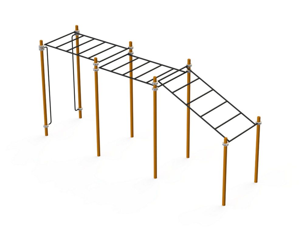 Рукоход Воркаут с изменением высоты  Pioner A17276