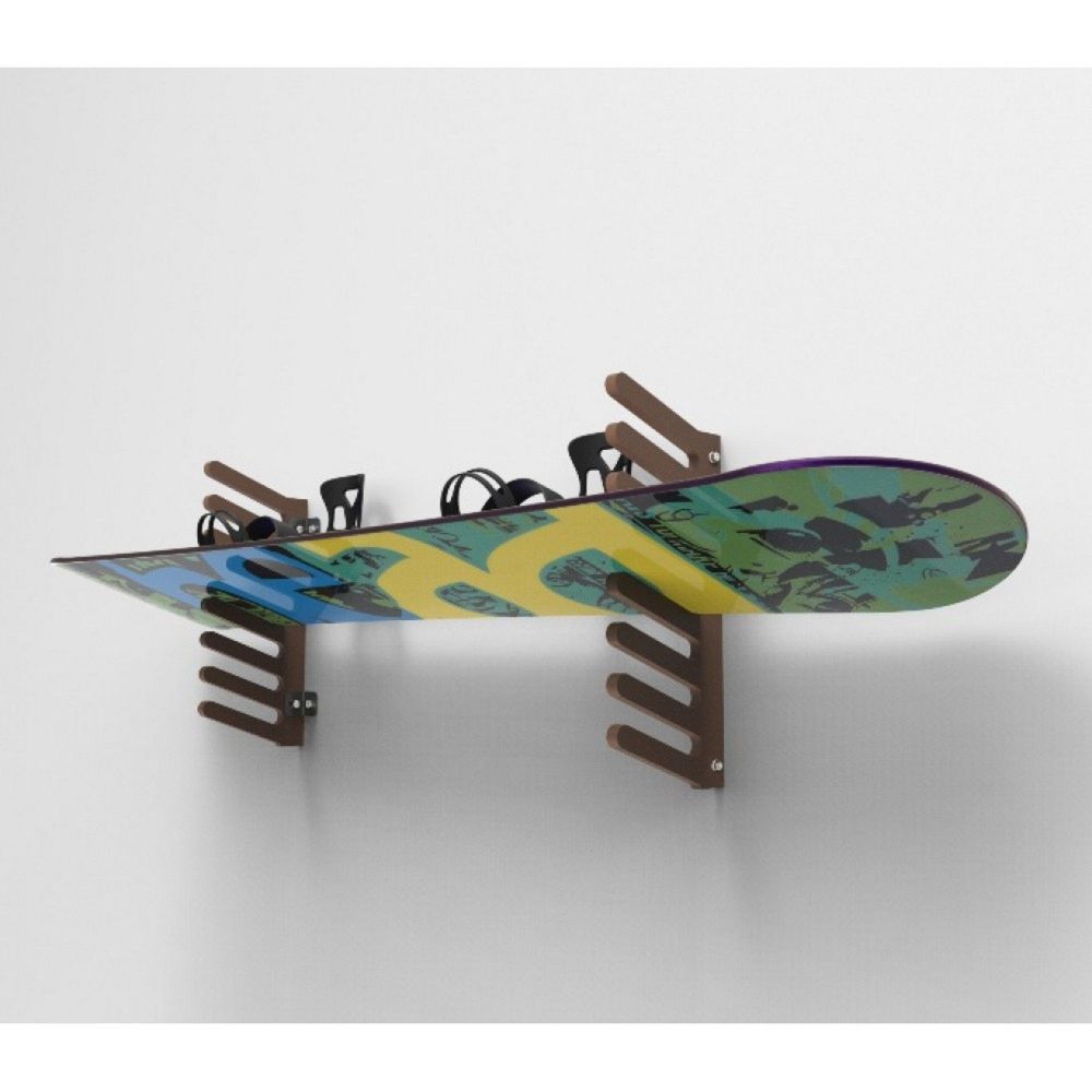 Вешалка Эконом для сноубордов и вейкбордов, пристенная 45х80х18см  SE-7