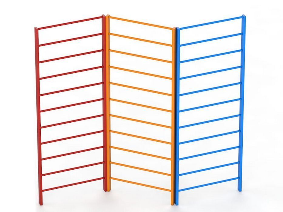 Шведская стенка уличная трехсекционная, высота 3000 мм Pioner A16407