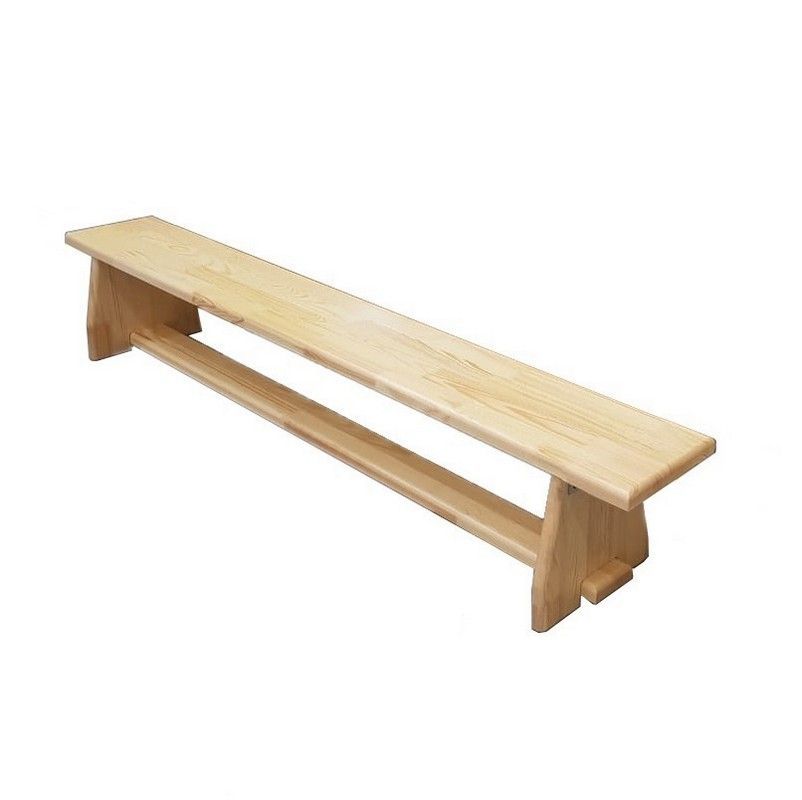 Скамейка гимнастическая ЭКОНОМ 100 см (щит дерево) ножки дерево  Pioner A12724