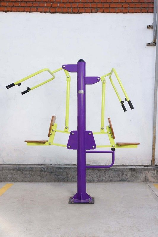 Тренажер уличный Тяга Сверху - Жим от груди  Pioner A17642