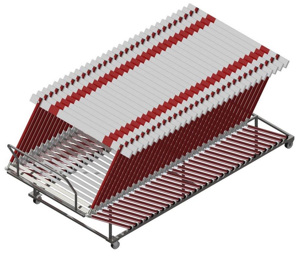 Тележка для тренировочных барьеров на колесах  Pioner A15431