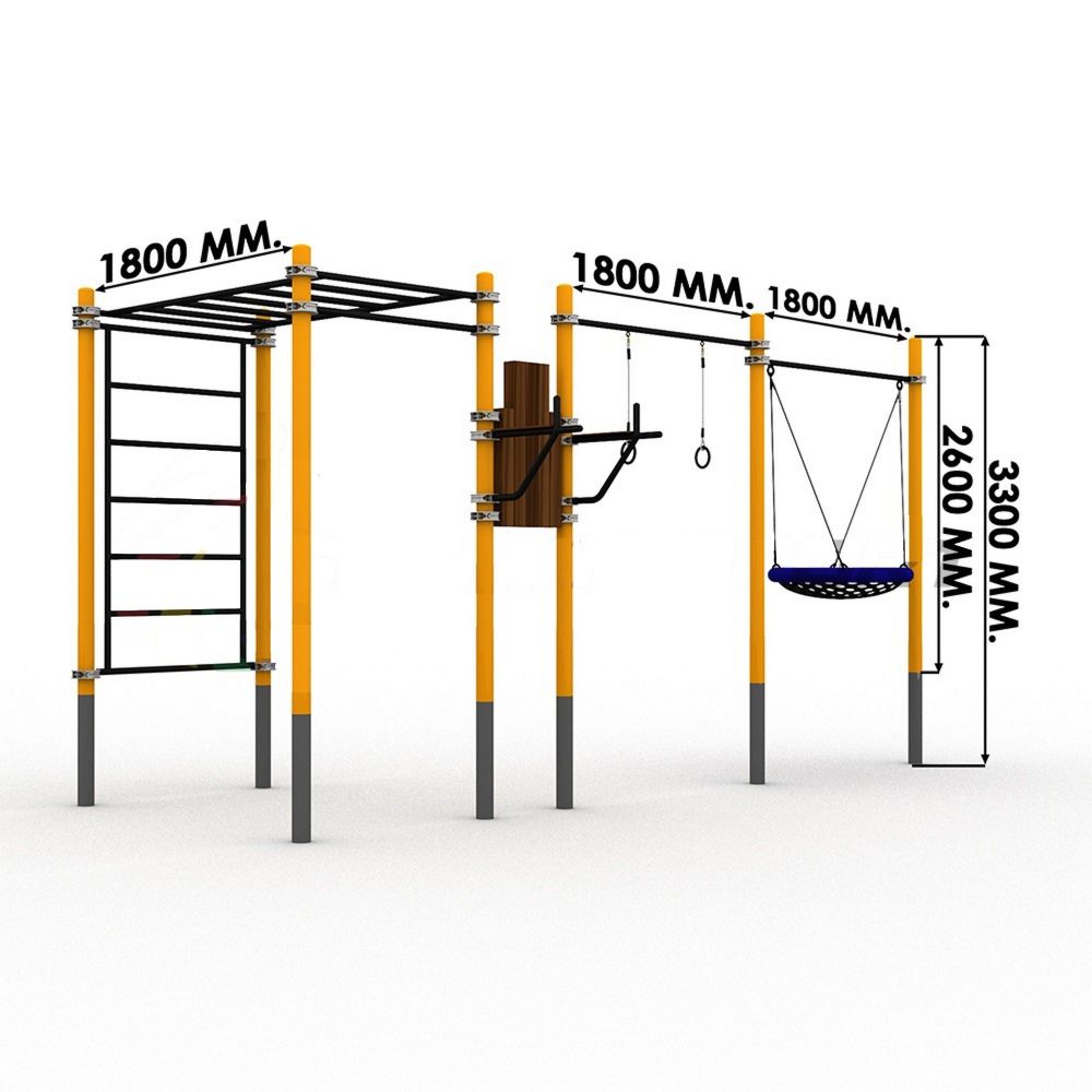 Комплекс для занятий Воркаут   Pioner A16657