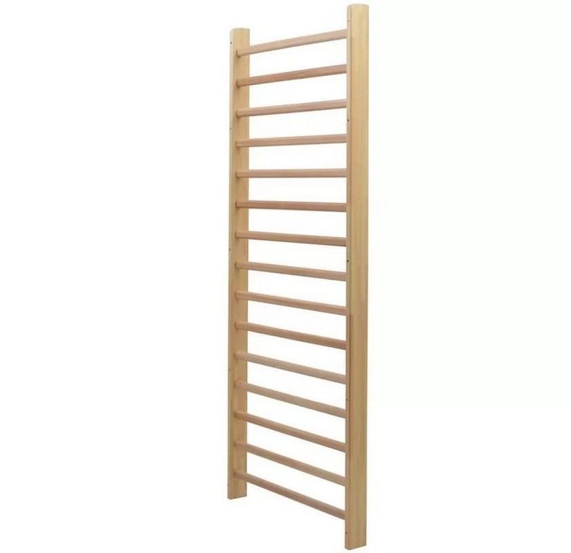 Шведская стенка деревянная перекладины фанблок 100x260 см  Pioner A16866