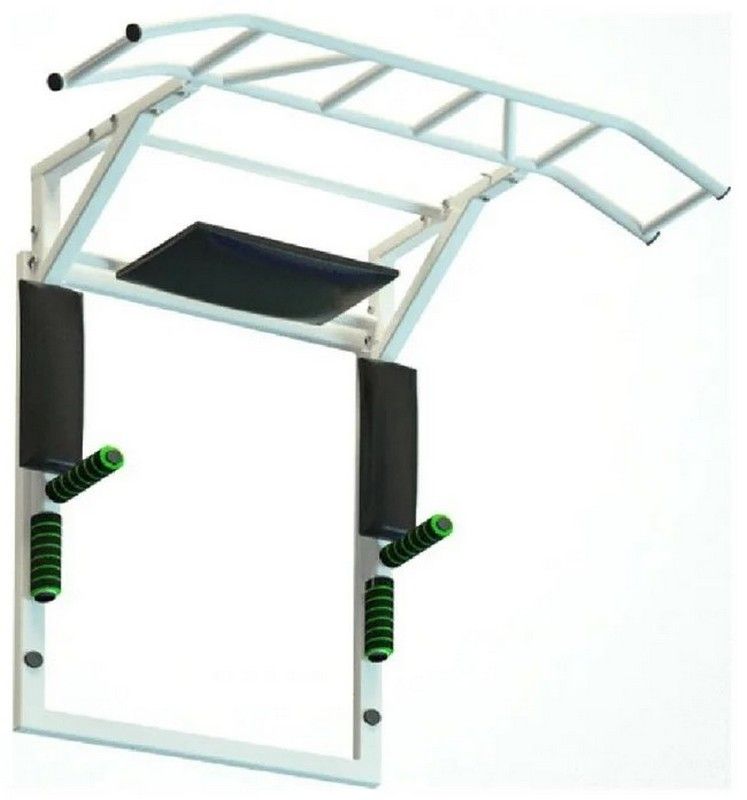 Турник-брусья-пресс на раме разборный с доп. Хватами Pioner A17142